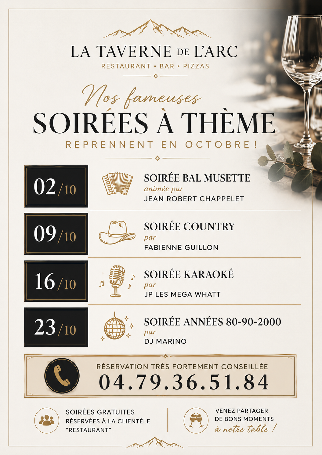 Agenda octobre 2026