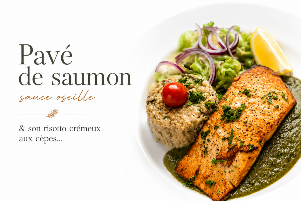 PAVÉ DE SAUMON SAUCE OSEILLE PavÉ de saumon sauce oseille