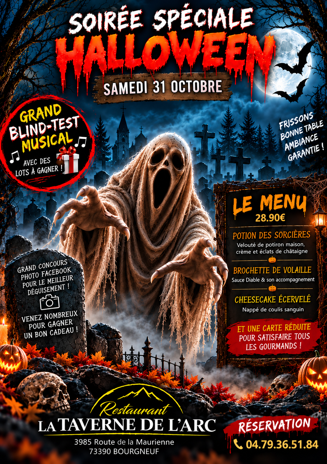 AFFICHE HALLOWEEN 2026 Affiche halloween 2026